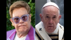 Elton John has a point, Your Holiness!